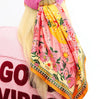 Bandidas rose mini scarf by Twos Company