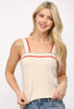 Rib knit tank sweater oatmeal by Fate