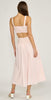 Luna flower crop top pink by Lucy Paris