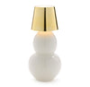 Cordless Rechargeable Bottle Lamp Gold by 2 Chic
