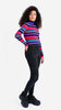 Turtleneck striped sweater by Molly Bracken