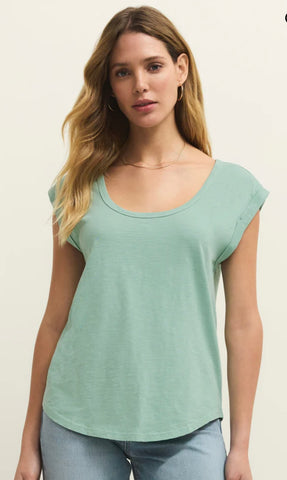 Per Diem Tee Crystal Green by Z Supply