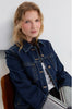 Tall cuff selvedge trucker jacket by Liverpool