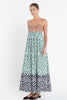 Color block zebra print midi by English Factory