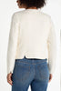 Collarless jacket scalloped hem cream by Liverpool