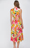 Zip front closure sleeve  midi dress by Fate