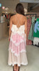 Tiered chiffon maxi dress by Lena