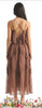Layered tiered midi brown by Lena
