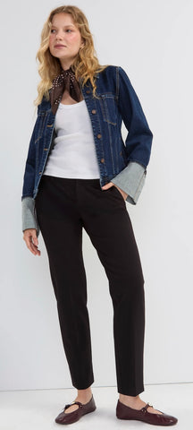 Tall cuff selvedge trucker jacket by Liverpool