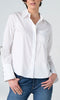Long sleeve button front woven shirt by Liverpool