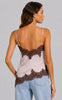 dusty pink lace tank by Lena
