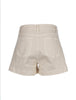 Jane high rise short with pockets ecru by Kut from the Kloth