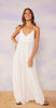 Kenzie maxi dress in white by Mink Pink