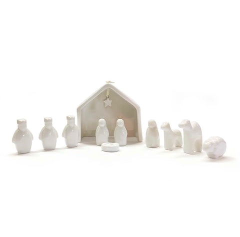11 piece mini nativity set by Two's Company