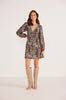 Josie long sleeve mini dress by Mink Pink