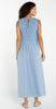 Sleeveless Tie Back Sweater Woven Dress by Liverpool