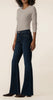 Ana high rise flare wave wash by Kut from the Kloth