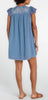 Flutter sleeve v neck woven dress slate by Liverpool