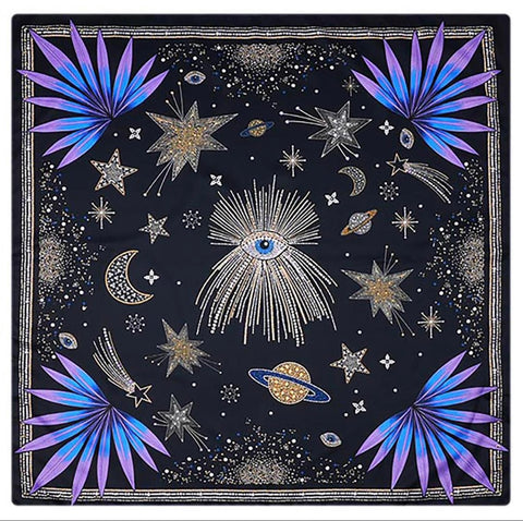 Comet mini scarf black by 2 chic