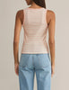 Hadley Striped Tank in Pink Salt by Z Supply