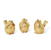 Gold bird set by Two's Company