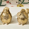 Gold bird set by Two's Company