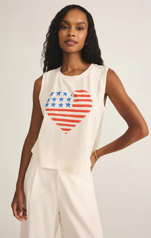 Stars and Stripes la mer tank by Z Supply
