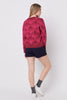 Heart knit sweater by English Factory