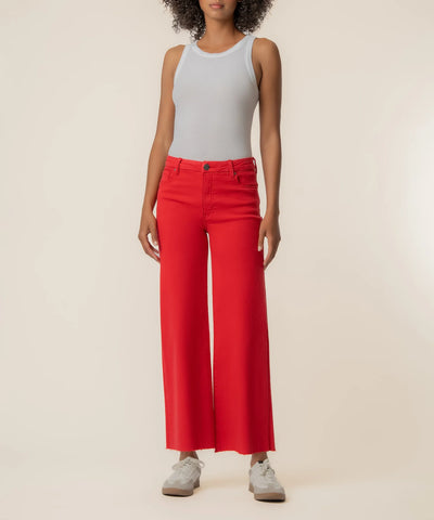 Meg High Rise Wide Leg in Tomato by Kut from the Kloth