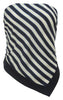 Nara scarf top navy stripe by Lucy Paris