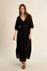 Black eyelet maxi by Molly Bracken