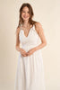 White sundress by Molly Bracken