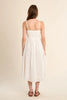 White sundress by Molly Bracken