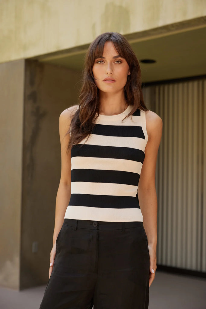 Curren striped top by Lucy Paris