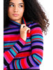 Turtleneck striped sweater by Molly Bracken