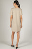 Scuba modal ss dress taupe by P. Cill