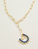 Feeling lucky necklace 20” blue by Spartina 449