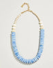 Gaia beaded necklace 17” blue by Spartina 449