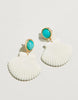 Shellie earrings amazonite by Spartina 449