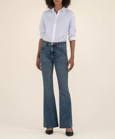 Stella High rise fab ab flare intriguing by Kut from the Kloth