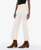 Meg high rise wide leg with utility pocket in ecru by Kut from the Kloth