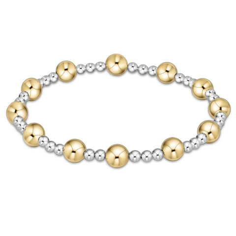 Sincerity mixed metal 6mm bracelet by Enewton