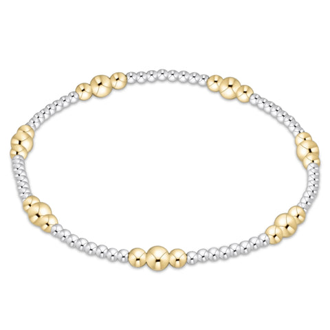 Purpose mixed metal 4mm bracelet by Enewton