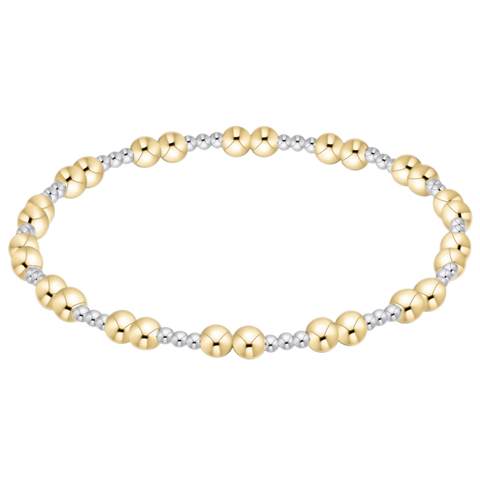Together mixed metal 4mm bracelet by Enewton