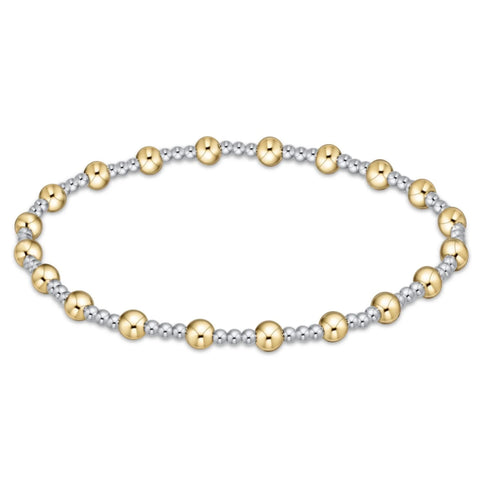 Sincerity mixed metal 4mm bracelet by Enewton