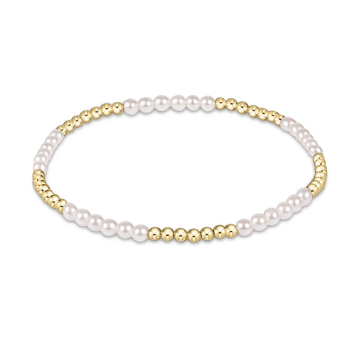 Blissful pearl 3mm bracelet by Enewton