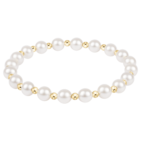 Grateful pearl 6mm bracelet by Enewton