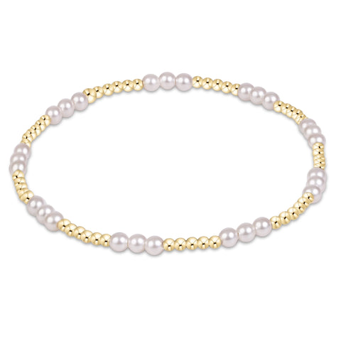Joy pearl 3mm bracelet by Enewton