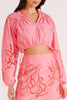Darla broderie blouse pink by Mink Pink