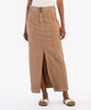 Freida Front Split Skirt in Wood by Kut from the Kloth
